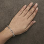 2 Ct. T.W. Diamond Heart Link Bracelet in 10K White Gold, photo 3