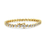 1/4 Ct. T.W. Diamond Round Miracle Plate and S Link Tennis Bracelet in Sterling Silver, photo 4