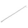 Pulsera tenis de eslabones de rueda de círculo calado con diamantes de 1/10 ct. p.t. en plata de ley, foto 16