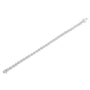 1/4 Ct. T.W. Diamond Open Circle Wheel Link Tennis Bracelet in Sterling Silver, photo 16