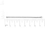 1/4 Ct. T.W. Diamond Open Circle Wheel Link Tennis Bracelet in Sterling Silver, photo 17