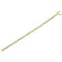1/4 Ct. T.W. Diamond Open Circle Wheel Link Tennis Bracelet in Sterling Silver, photo 14