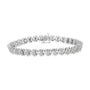 1 Ct. T.W. Diamond Miracle-Set X-Link Tennis Bracelet in Sterling Silver, photo 1