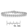 1 Ct. T.W. Diamond Miracle-Set X-Link Tennis Bracelet in Sterling Silver, photo 7