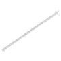 Pulsera tenis de eslabones en X Miracle-Set con diamantes talla brillante y baguette de 1 ct. p.t. en plata de ley, foto 6