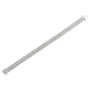 Pulsera tenis de eslabones de onda inclinada en racimo de varias hileras con diamantes de 3 ct. p.t. en plata de ley, foto 6