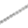 Pulsera de eslabones en espiral de bisel Miracle-Set con diamantes de 1 ct. p.t. en plata de ley, foto 5