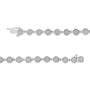 Pulsera de eslabones con diamantes redondos de 2 ct. p.t. en plata de ley, foto 5