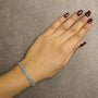 Pulsera de eslabones de corona de laurel Miracle-Set con diamantes de 2 ct. p.t. en plata de ley, foto 3