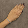 3 Ct. T.W. Lab-Grown Diamond Illusion-Set Miracle Plate Tennis Bracelet in 14K White Gold, photo 3