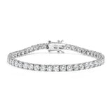 5 Ct. T.W. 4-Prong-Set Lab-Grown Round Diamond Classic Tennis Bracelet in 14K White Gold