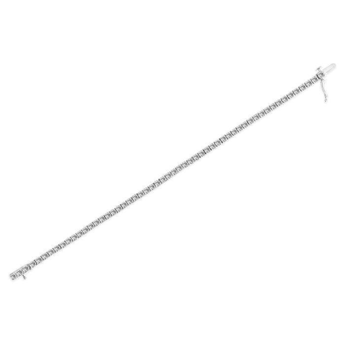 5 Ct. T.W. 4-Prong-Set Lab-Grown Round Diamond Classic Tennis Bracelet in 14K White Gold, photo 5