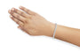 Lab-Grown Round Diamond Four-Prong Tennis Bracelet in 14K Gold, photo 32
