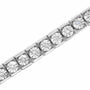 Miracle-Set Diamond Accent Classic Tennis Bracelet in Sterling Silver, photo 4