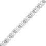 1/3 Ct. T.W. Miracle Plate Round-Cut Diamond Infinity Link Bracelet in Sterling Silver, photo 2