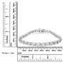 1/3 Ct. T.W. Miracle Plate Round-Cut Diamond Infinity Link Bracelet in Sterling Silver, photo 5