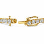 Lab-Grown Round Diamond Four-Prong Tennis Bracelet in 14K Gold, photo 12