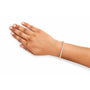Lab-Grown Round Diamond Four-Prong Tennis Bracelet in 14K Gold, photo 23