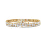 10 Ct. T.W. Diamond 2 Row Tennis Bracelet in 14K Yellow Gold, photo 2