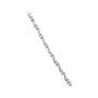 1 3/4 Ct. T.W. Diamond Wave and X Link Tennis Bracelet in Sterling Silver, photo 5