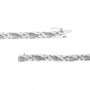 Pulsera de eslabones en X con diamantes redondos de 1 ct. p.t. en plata de ley, foto 5