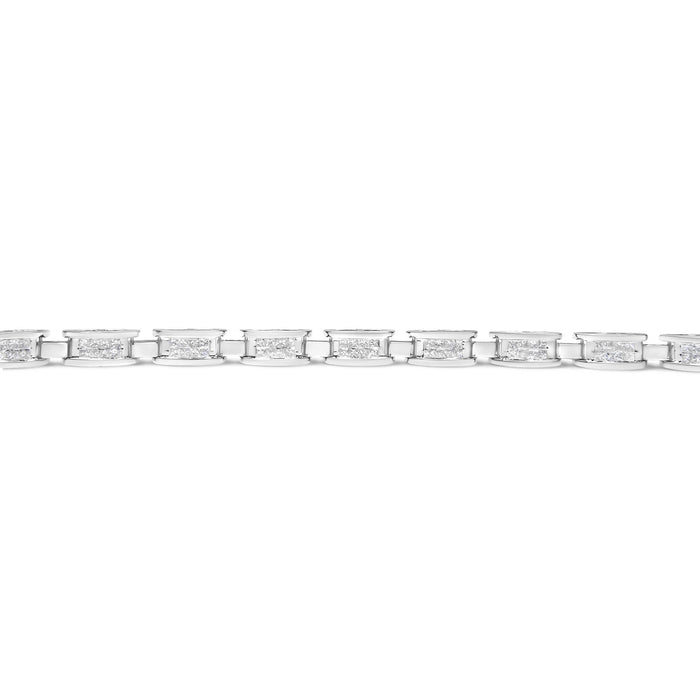 Lab-Grown Round Diamond Four-Prong Tennis Bracelet in 14K Gold, photo 42