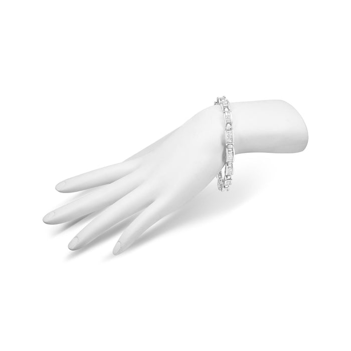 Lab-Grown Round Diamond Four-Prong Tennis Bracelet in 14K Gold, photo 45