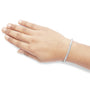 Lab-Grown Round Diamond Four-Prong Tennis Bracelet in 14K Gold, photo 30