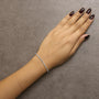 Pulsera tenis de 3 garras con diamantes de 2 ct. p.t. en plata de ley, foto 3