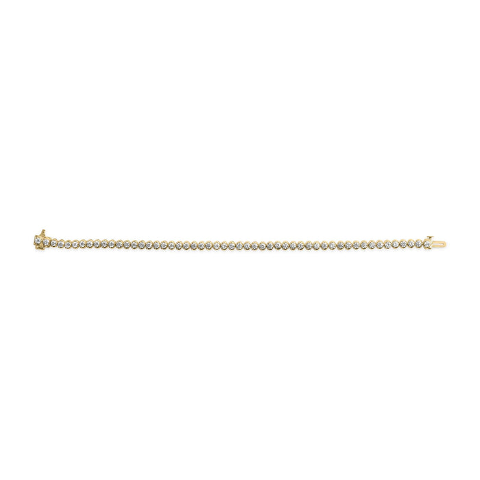 4 Ct. T.W. Lab-Grown Diamond Tennis Bracelet in 10K Yellow Gold, photo 4