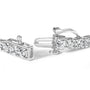 Pulsera tenis clásica con diamantes naturales de 6 ct. p.t. en oro blanco de 10K, foto 2