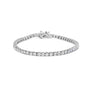 Pulsera tenis clásica con diamantes naturales de 6 ct. p.t. en oro blanco de 10K, foto 5