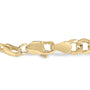 5/8 Ct. T.W. Diamond Cluster Curb Chain Bracelet in 14K Yellow Gold, photo 2