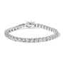 Lab-Grown Round Diamond Four-Prong Tennis Bracelet in 14K Gold, photo 3