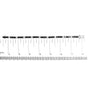 12 Ct. T.W. White and Treated Black Diamond Tennis Bracelet in Sterling Silver, photo 29