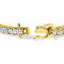 Lab-Grown Round Diamond Four-Prong Tennis Bracelet in 14K Gold, photo 11