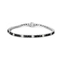 12 Ct. T.W. White and Treated Black Diamond Tennis Bracelet in Sterling Silver, photo 5