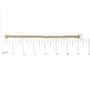 Pulsera tenis estilo buttercup con diamantes de 3 9/10 ct. p.t. en plata de ley bañada en oro amarillo de 14K, foto 5