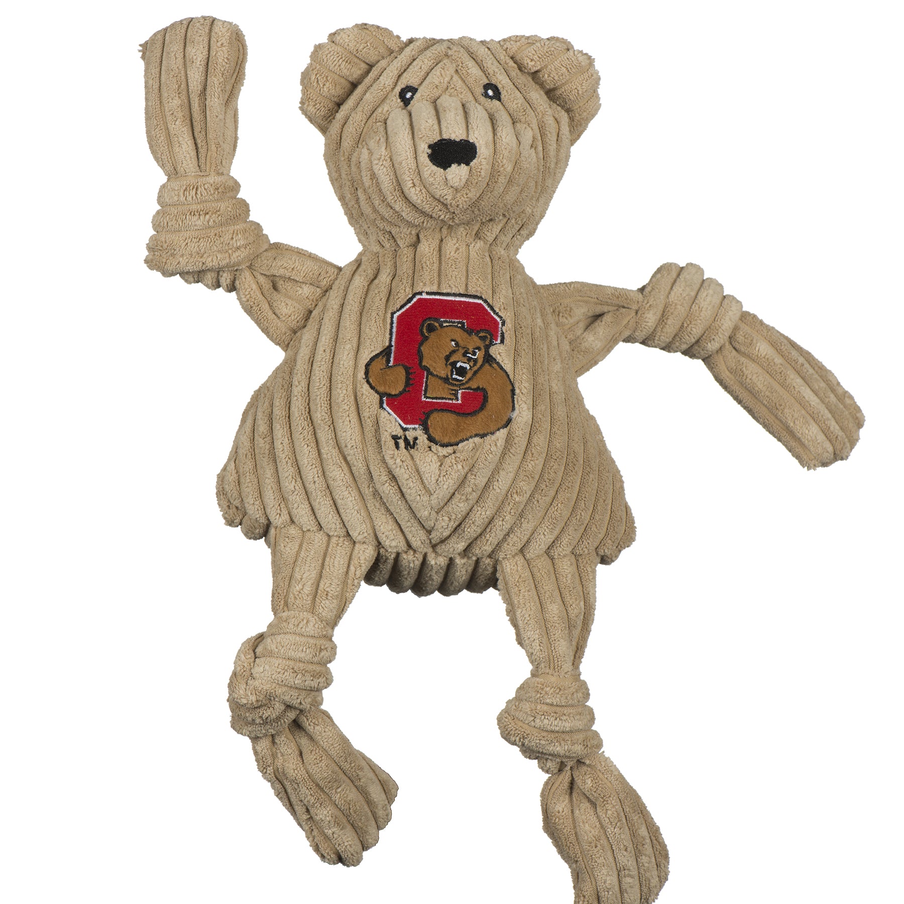 NCAA Cornell University, Big Red Bear Knottie, juguete de peluche para perro