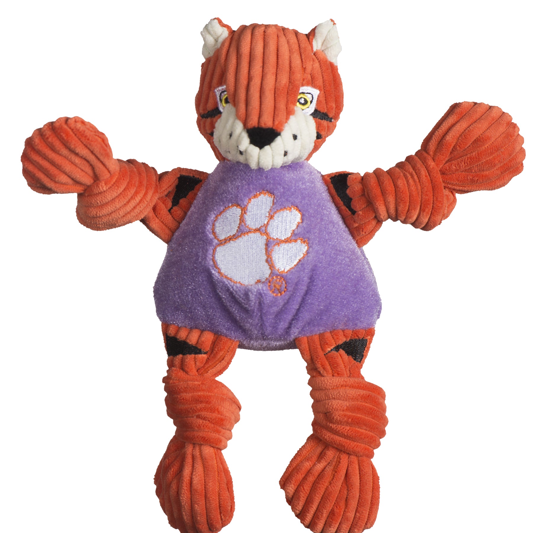 NCAA Clemson University, The Tiger Knottie Plush Dog Toy, photo 3