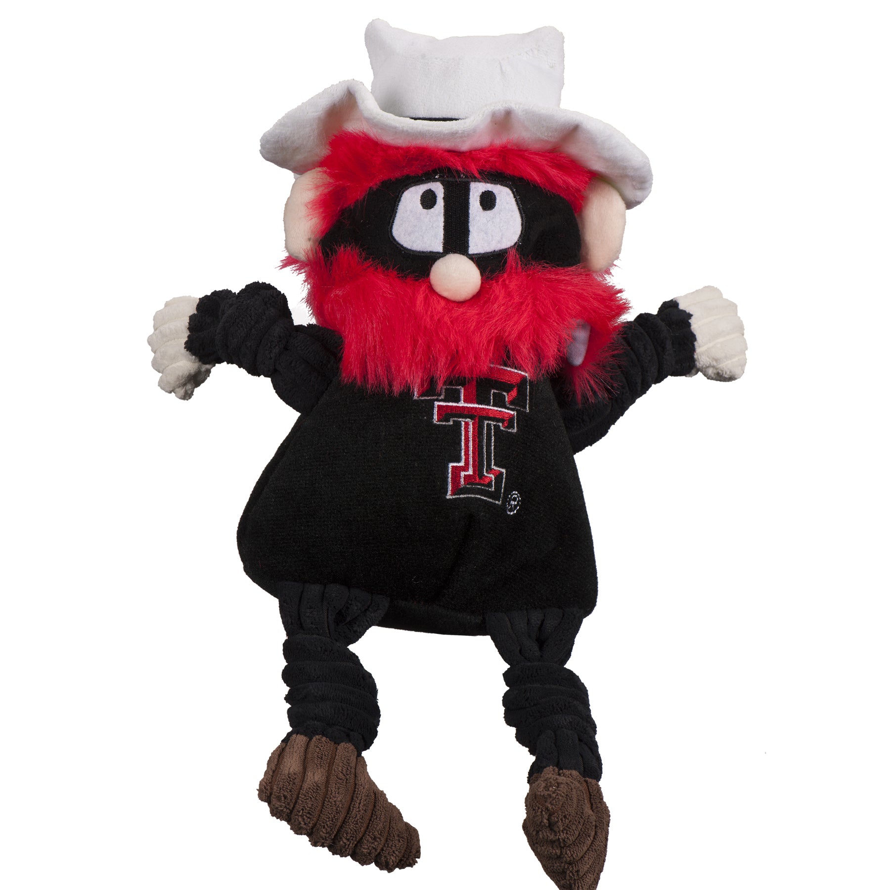 NCAA Texas Tech University, Raider Red Knottie, juguete de peluche para perro