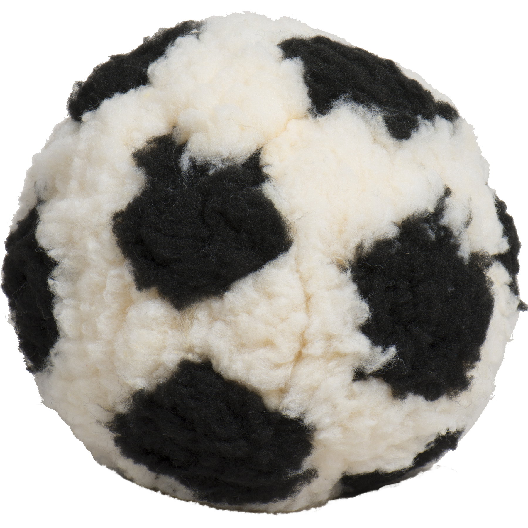 HuggleFleece Soccer Ball Plush Dog Toy