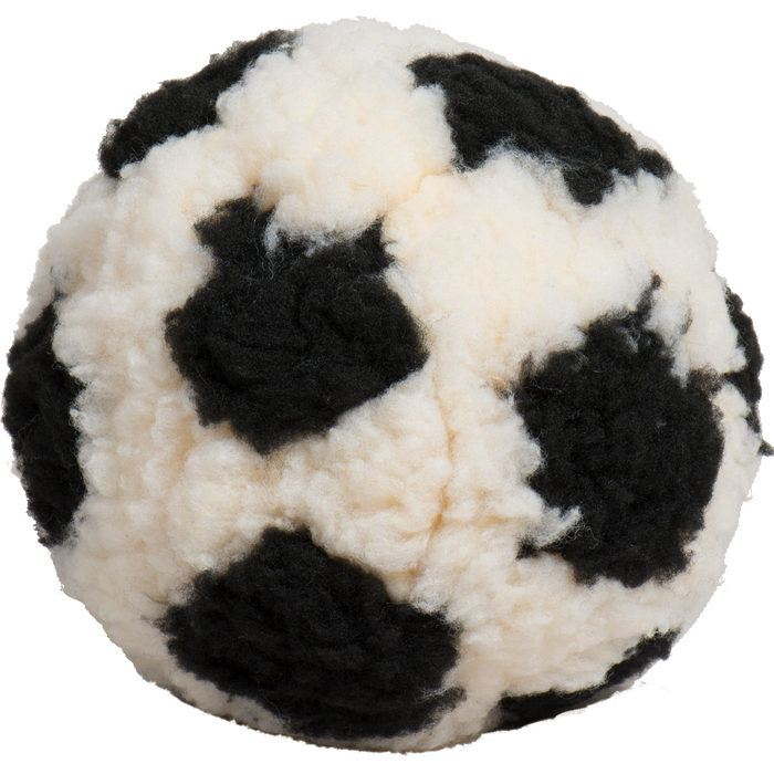 HuggleFleece Soccer Ball Plush Dog Toy