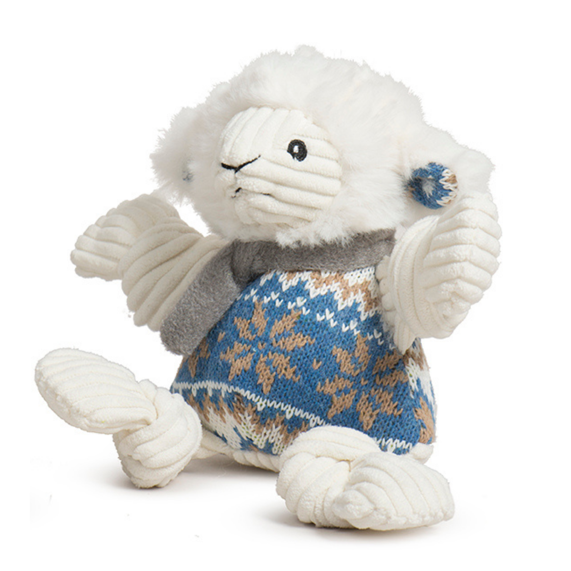 Leo Lamb Knottie Plush Dog Toy