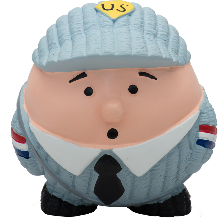Matty Mail Carrier Ruff-Tex, pelota de látex para perro, tamaño grande
