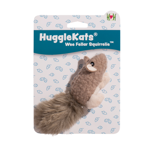 HuggleKats Wee Feller Squirrelie Cat Toy