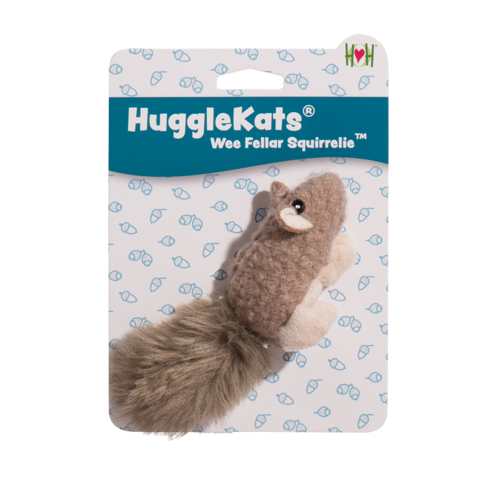 HuggleKats Wee Feller Squirrelie Cat Toy