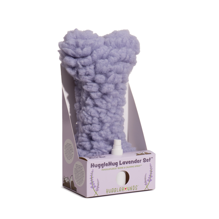 HuggleHug Lavender Bone and 2 oz Spray Set