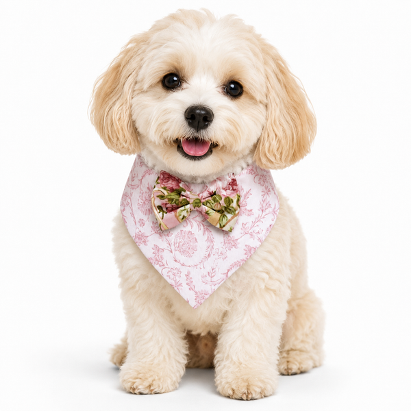 Pretty in Pink LovePackPuppy Bandana, photo 2