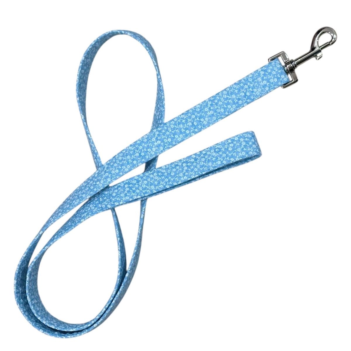 Correa de tela para perro Blue Floral Calico, foto 1
